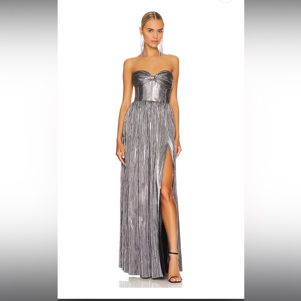 Bronx and Banco medium gown, silver
